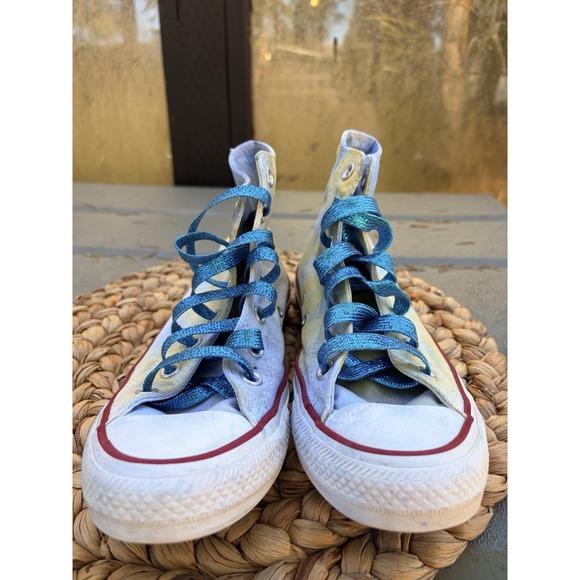 Converse Tie-Dye High Top Sneakers One If A Kind Hand Dyed M6 W8 - Picture 6 of 12